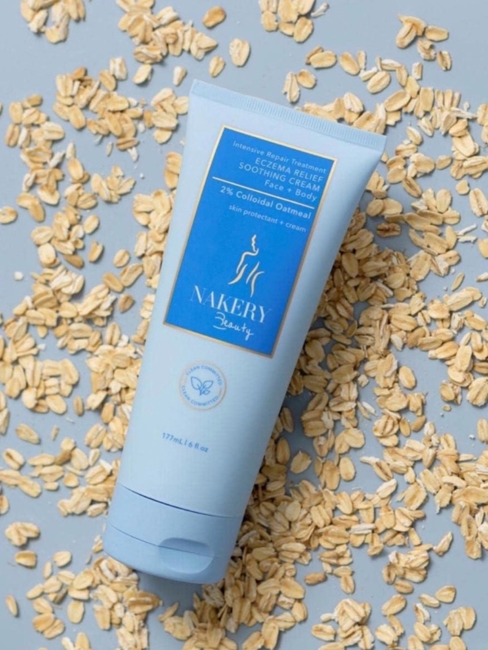 Nakery Beauty Eczema Relief Soothing wash Face + Body 2% Colloidal Oatmeal